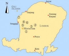 ロンボク島 地図