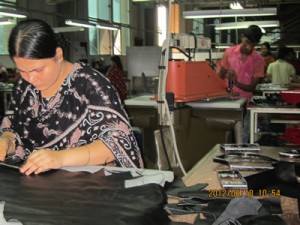センター近くの縫製工場