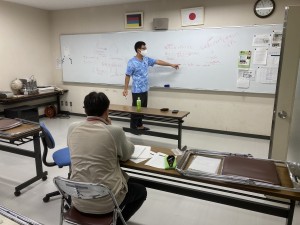 大垣さんによる日本語の講義